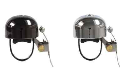 Crane E-NE bell Klingel Glocke Rennrad Retro chrome neo black ene bell  Usaka