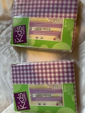 NWT The Kid s Room Purple Curtains 40 X 84 Two Packs