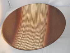 Studio Pottery Charger In Style Of Poole? Pottery 40.5cms Wide Unmarked Sample?