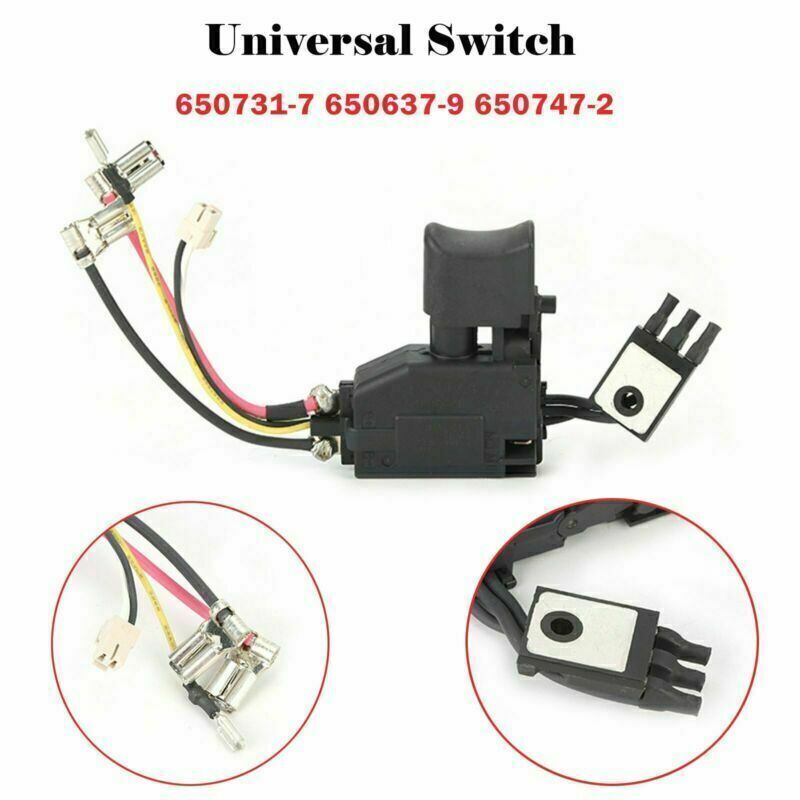 Switch 650637-9 650731-7 650747-2 for MAKITA BDF446 DHP456