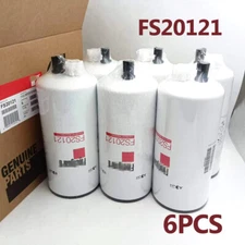 Genuine 6PCS FS20121 Fleet guard Fuel Water Separator Filter For Cummins L9 B6.7