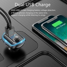 Car Wireless Bluetooth FM Transmitter Radio Adapter Kit MP3 Player 2 USB Charger