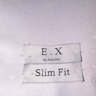 E.X by Porto Filo Men’s White Suit 2-Piece Slim Fit Satin Super 160’s 38R — photo 3