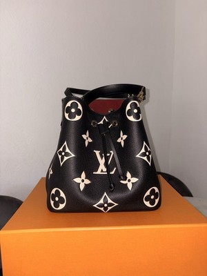 Louis Vuitton NeoNeo MM Schwarz/Beige Monogram Empreinte Bicolor Leder