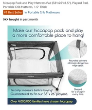 Hiccapop Playpad - Pack n Play Play Yard MATTRESS New