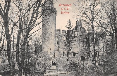 756408) Postcard Castle Auerbach near Bensheim on Bergstrasse 