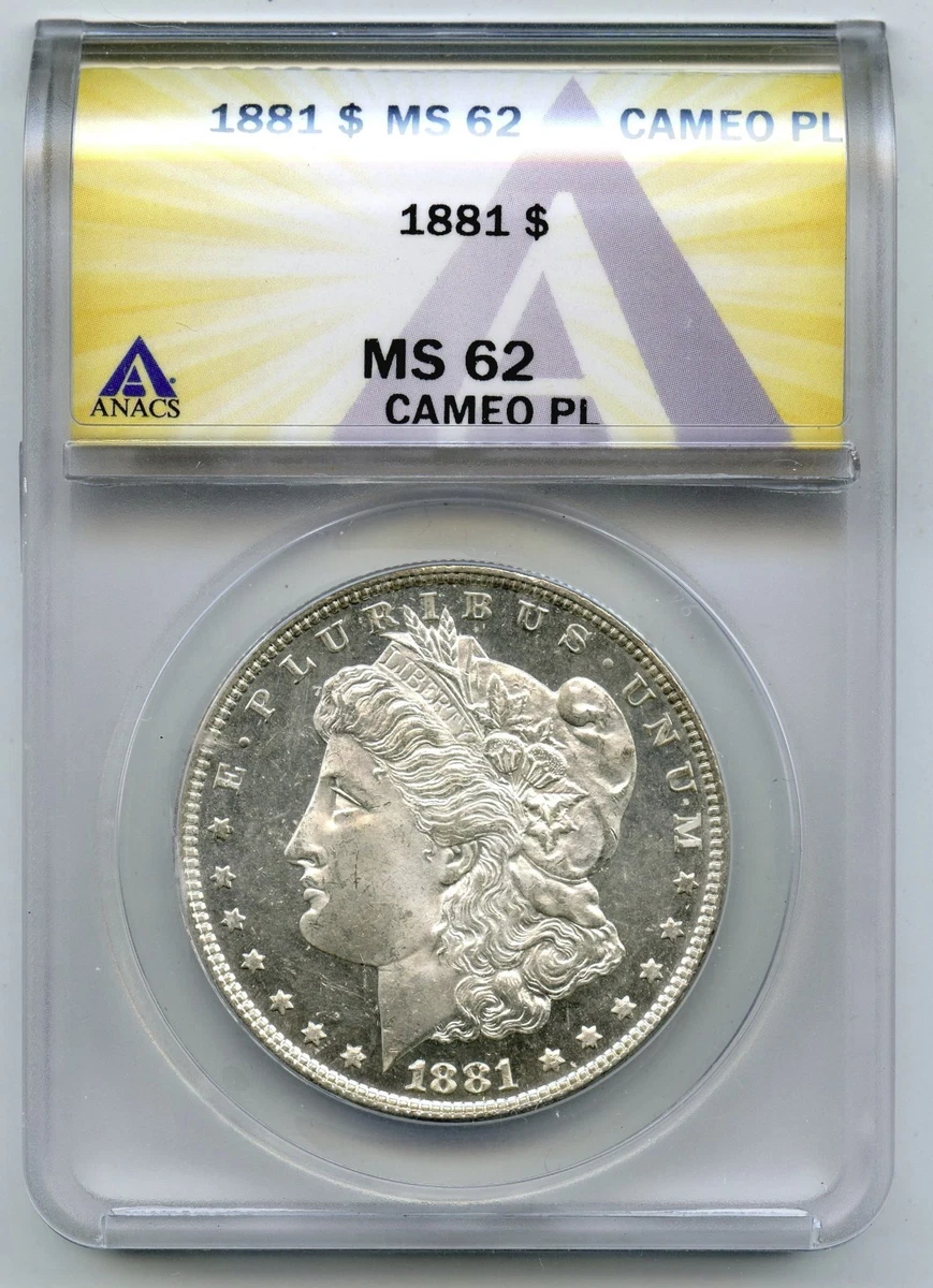 MS 62 Graded 1881 Year Morgan US Dollars (1878-1921) for sale | eBay