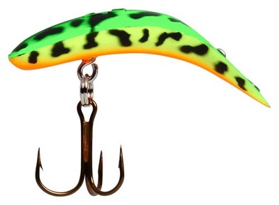 Yakima Bait Flatfish F-7 High Action Plug 2 1/4'' Fire Tiger 955-FRT