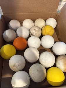 20 Mixed Used Lacrosse Balls Lot Various Brands
