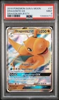 2018 POKEMON SUN & MOON DRAGON MAJESTY #37 DRAGONITE GX PSA 9