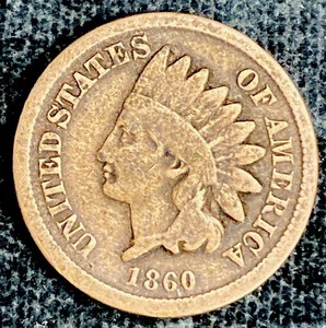 1860 Indian Cent Love Token