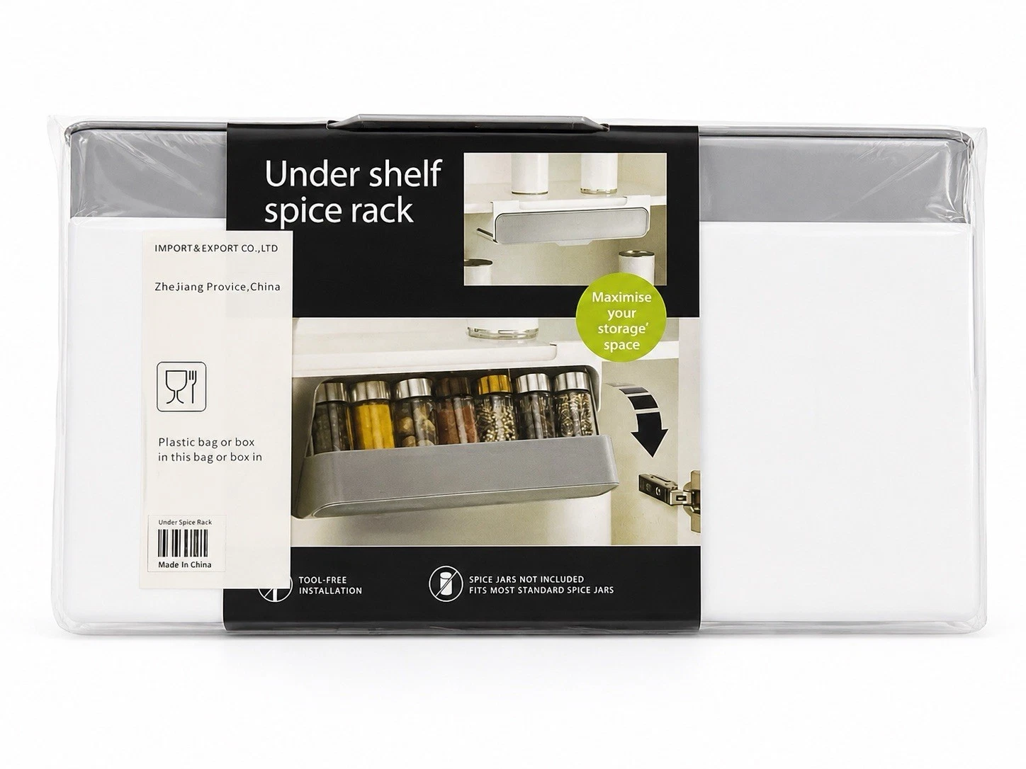 Spice organizer, under shelf rack * kitchen storage * NEW