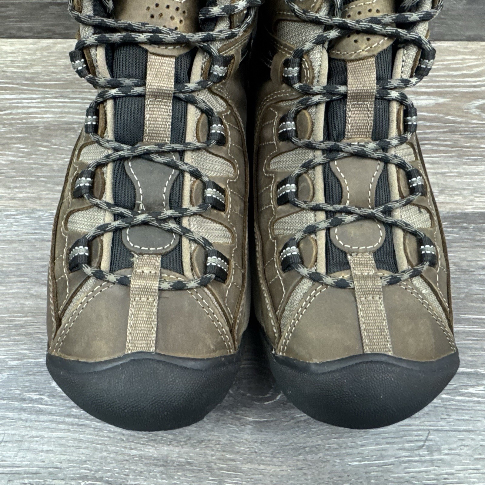 Keen Uomo Targhee II Mid Impermeabili Escursionismo Larghi Caviglia Marrone Taglia 9 5 Larghi