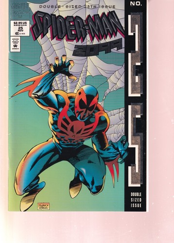 Embossed Comic Cover SPIDERMAN 2099 25 - EMBOSSED COVER - 1992 VOL 1 SERIES - MARVEL COMICS ...