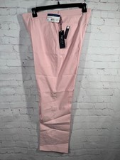 $135 New TOMMY HILFIGER Mens Hall Pink STRETCH Cotton Dress Pants/Slacks 38x30