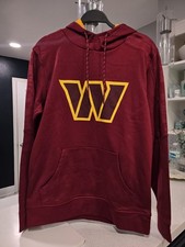 NEW, NFL Youth MENS Washington Commanders SIZE M Hoodie LONG SLEEVE BURGUNDY