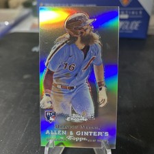 2022 Topps Allen & Ginter Chrome Mini Rookie Design Variations Brandon Marsh RC