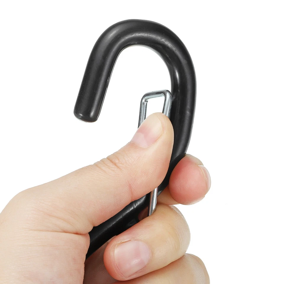 Gancho S con correa de trinquete de 4 piezas con carga de pestillo 1763 libras para correa de amarre de 1" Foto 4 de 4