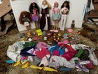 Huge Lot Approx 100 Pieces Vintage, Modern Barbie Dolls Accessories Clothes