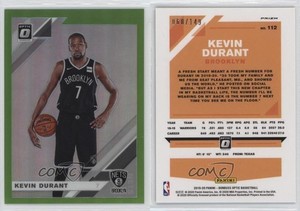 2019-20 Panini Donruss Optic Lime Green Prizm /149 Kevin Durant #112