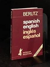 Spanish-English Dictionary Hardcover Berlitz Editors
