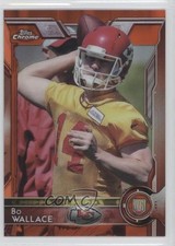 2015 Topps Chrome Rookies Orange Refractor Bo Wallace #188 2p4