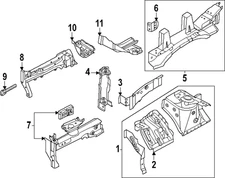 Genuine Nissan Outer Rail G5133-7LGMA