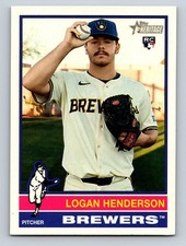2025 Topps Heritage High Number - Logan Henderson #545 (RC)