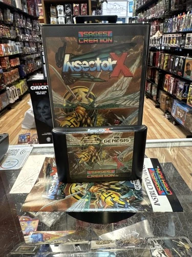 Inspector  X with Case & Manual (Sega Genesis, Vintage Video game)