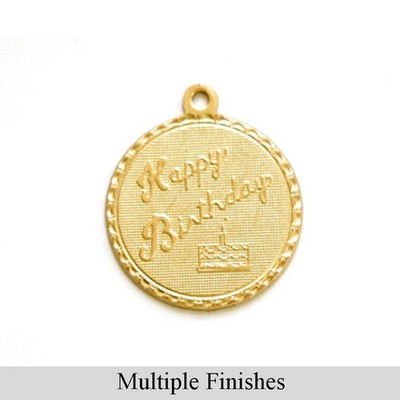 Happy Birthday Word Charm with Loop (4)