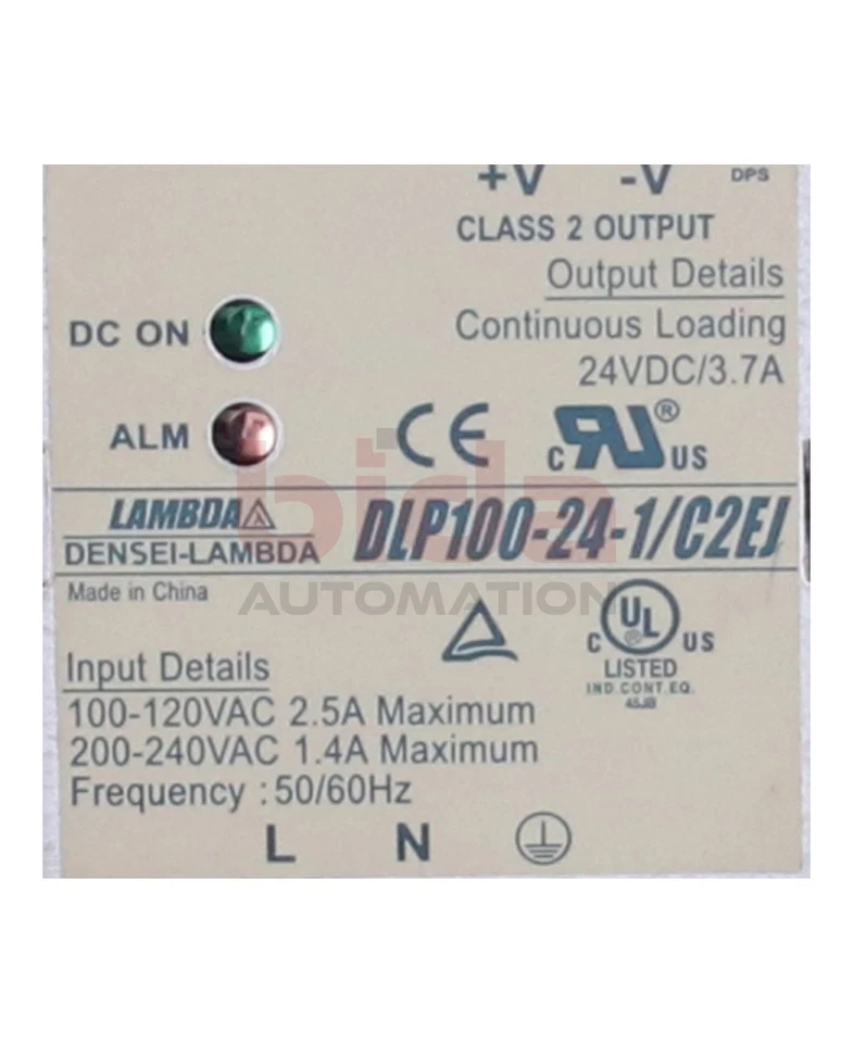 LAMBDA DLP100-24-1/C2EJ  Hutschienen-Netzteil / DIN rail power supply - Bild 2 von 4