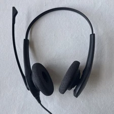 Jabra Biz 1500 Duo Professional UC Wired Headset - Black