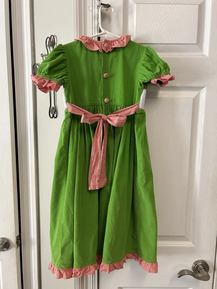 Vestido Beaux Et Belles Niña Otoño Talla 6 6X Nueva Orleans Calabazas Caladas Boutique Foto 3 de 4