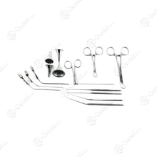 Storz Richards V Mueller Pilling Myringotomy Instruments Set Wagner Case