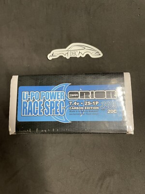 Team Orion Vintage RC Car Part # ORI14001 Lipo Battery 3200mah 7.4V Carbon Ed.
