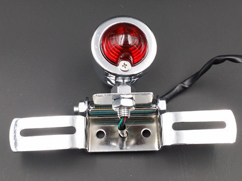 Red Bullet Motorcycle Tail Brake Light For Harley Honda Kawasaki Suzuki Yamaha - Picture 1 of 9