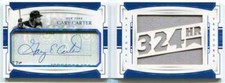 2018 National Treasures Signature Booklet 4 Gary Carter Jersey Cut Auto 3/10