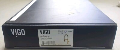 Vigo VG02052 Edison 1.8 GPM 1 Hole Pre-Rinse Pull Down Kitchen - Matte Brushed
