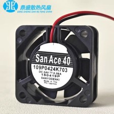 SANYO 109P0424K703 4015 DC24V 0.08A 40 40 15 Axial Cooling Fan