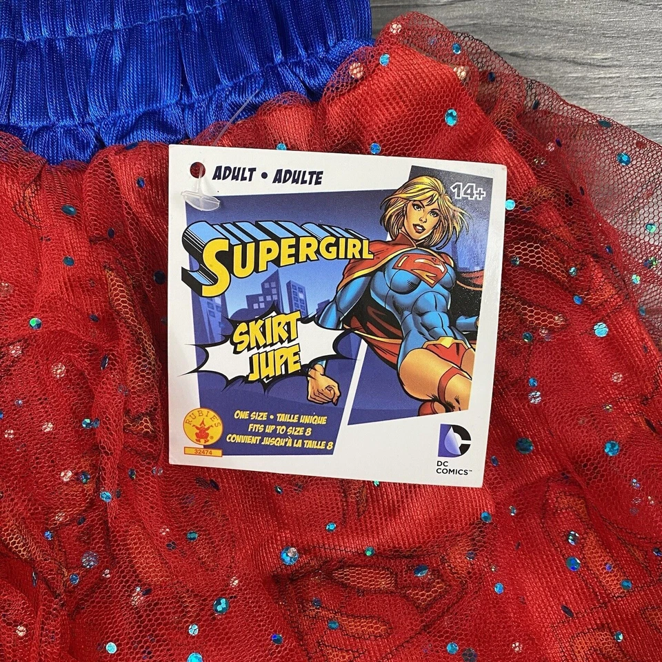 Supergirl юбка DC Comics супергерой карнавальный костюм аксессуар для Хэллоуина - Изображение 2 из 4