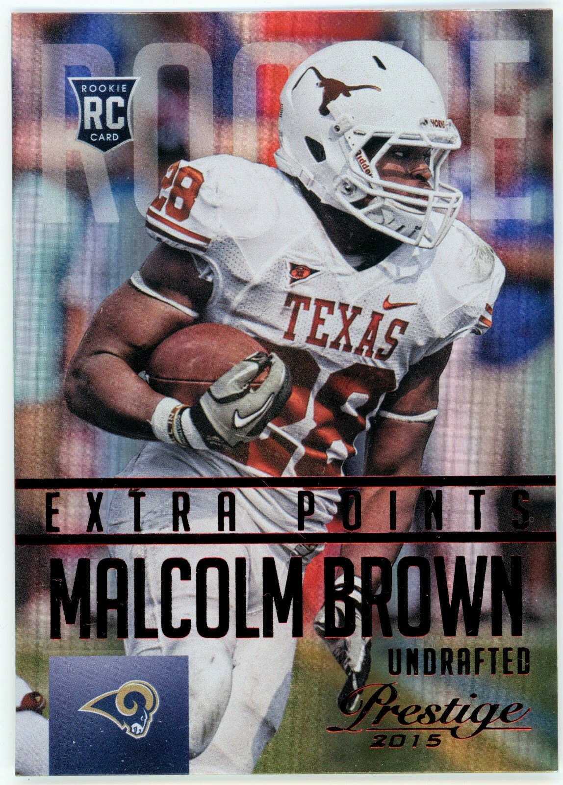 2015 Prestige Extra Points Red Malcolm Brown RC #262