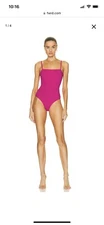 eres swimsuit aquarelle duni laurier rose RRP £400 Size 38 (F2)