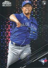2020 TOPPS CHROME BLACK BASEBALL SHUN YAMAGUCHI REFRACTOR BASE CARD #88 144/199
