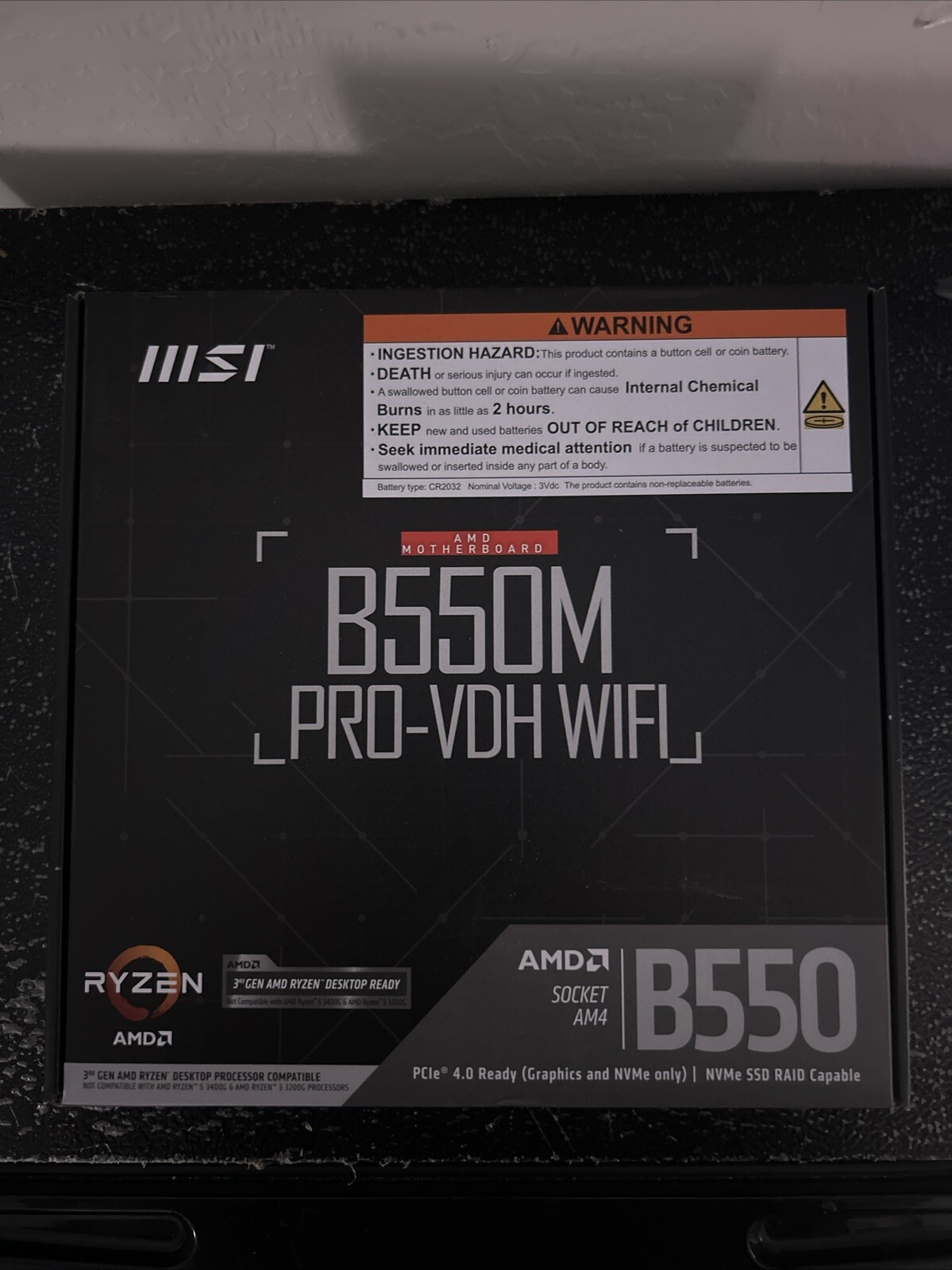 MSI ‎B550M PRO-VDH WIFI Socket AM4 AMD Motherboard