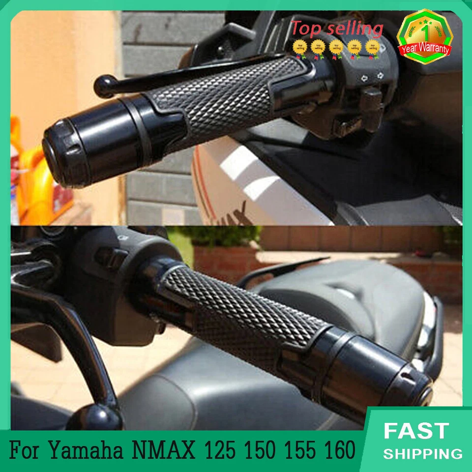 For Yamaha N-MAX NMAX 125 150 155 160 motorcycle CNC Handlebar Grip Handl Grips - Imagem 3 de 4