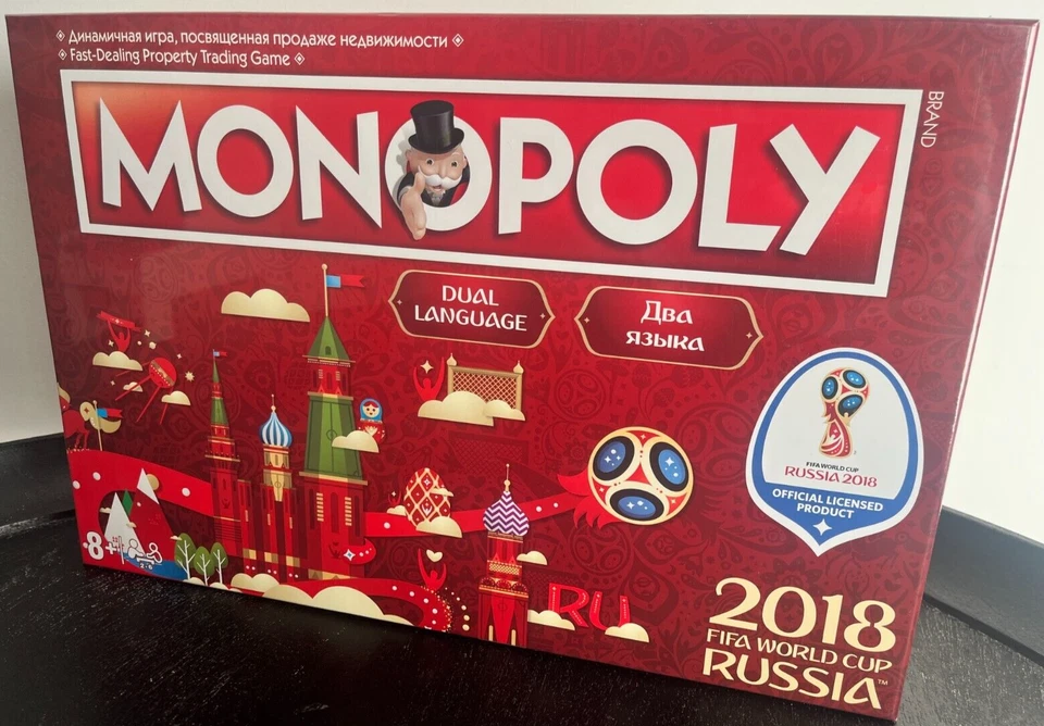 Monopoly Special Edition FIFA World Cup Russia Soccer Football Board Game - Image 3 of 4