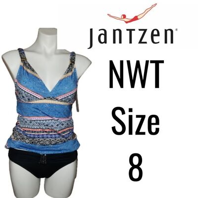 NWT Jantzen Tankini Size 8