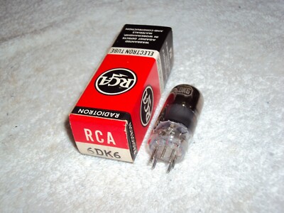 Tube électronique 6DK6 NOS (New Old Stock) - Type CavC2, Ouvert Mais Jamais Utilisé