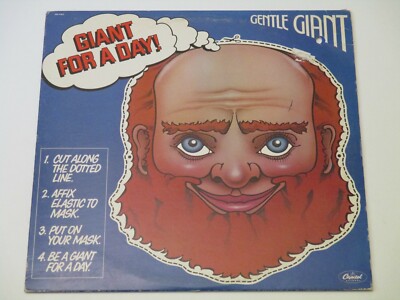 GENTLE GIANT - GIANT FOR A DAY, SW-11813 CAPITOL 1978 LOS ANGELES PRESS