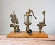 (3) VTG Lunkenheimer Co. ALPHA NO 6 Pumper Swing Top Oiler Steam Engine Display